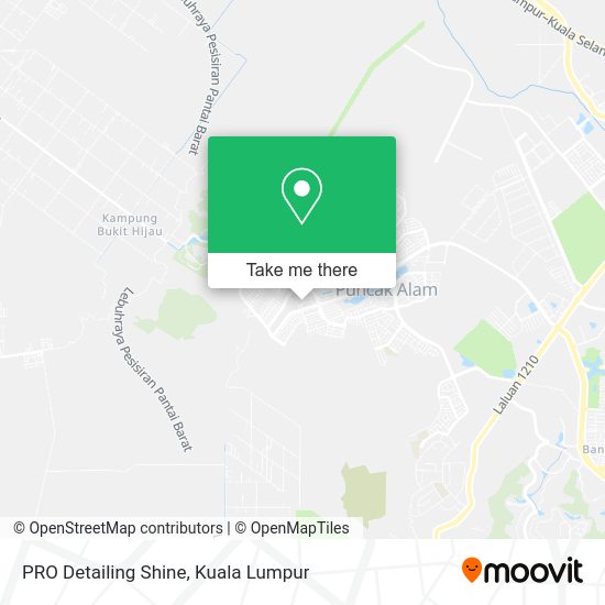PRO Detailing Shine map