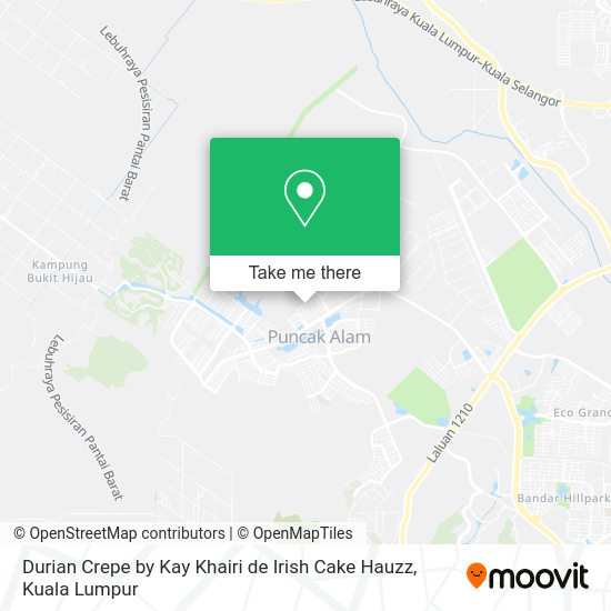 Durian Crepe by Kay Khairi de Irish Cake Hauzz map