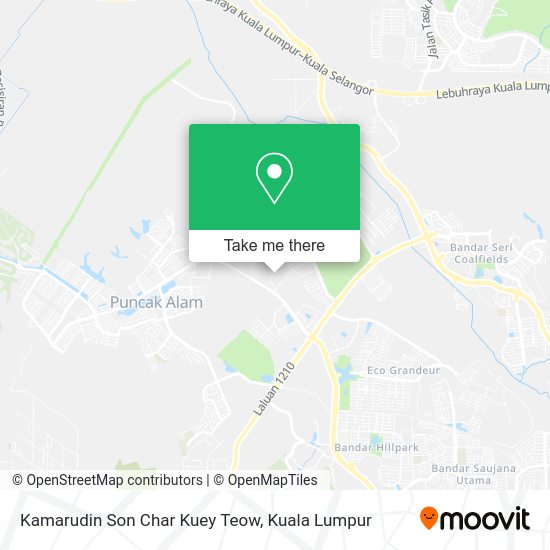 Kamarudin Son Char Kuey Teow map