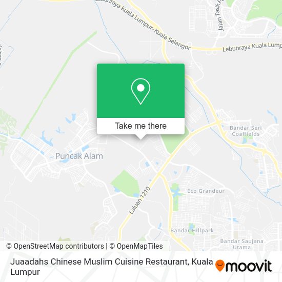 Juaadahs Chinese Muslim Cuisine Restaurant map