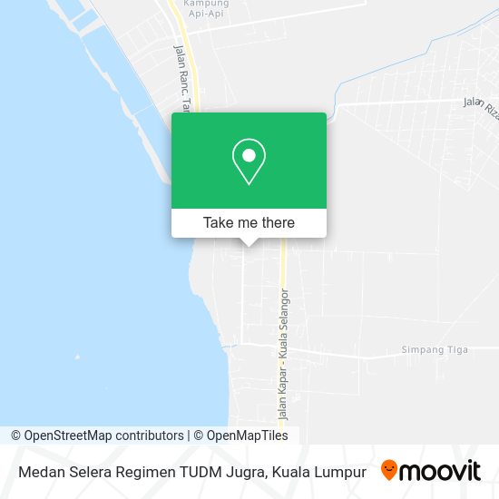 Medan Selera Regimen TUDM Jugra map
