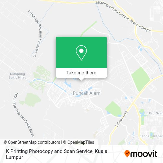 K Printing Photocopy and Scan Service map