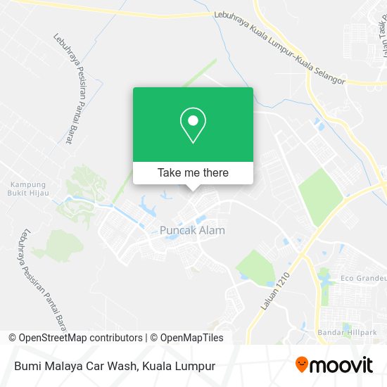 Bumi Malaya Car Wash map