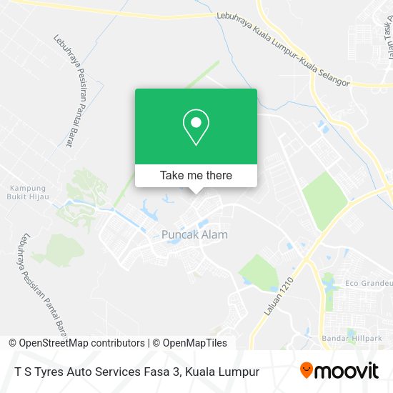 Peta T S Tyres Auto Services Fasa 3