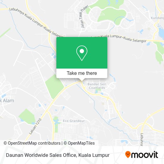 Daunan Worldwide Sales Office map