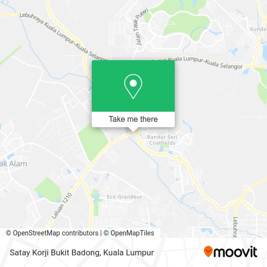 Satay Korji Bukit Badong map