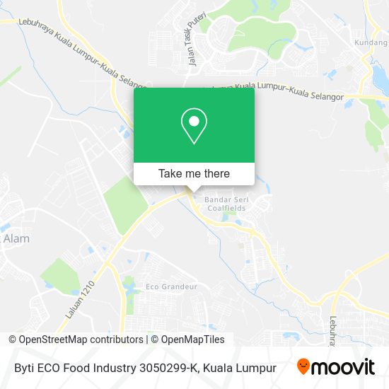 Byti ECO Food Industry 3050299-K map