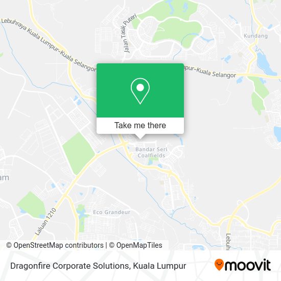 Dragonfire Corporate Solutions map