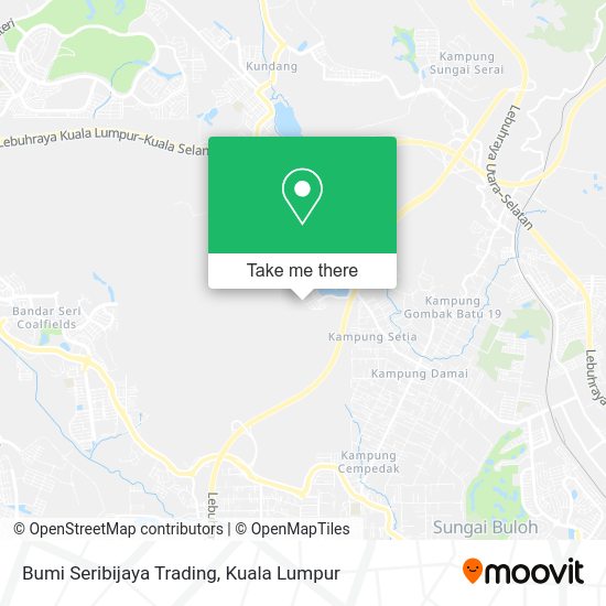 Bumi Seribijaya Trading map