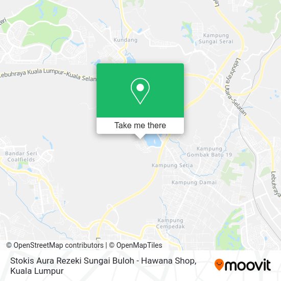 Peta Stokis Aura Rezeki Sungai Buloh - Hawana Shop