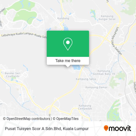 Pusat Tuisyen Scor A Sdn.Bhd map