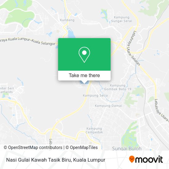 Peta Nasi Gulai Kawah Tasik Biru