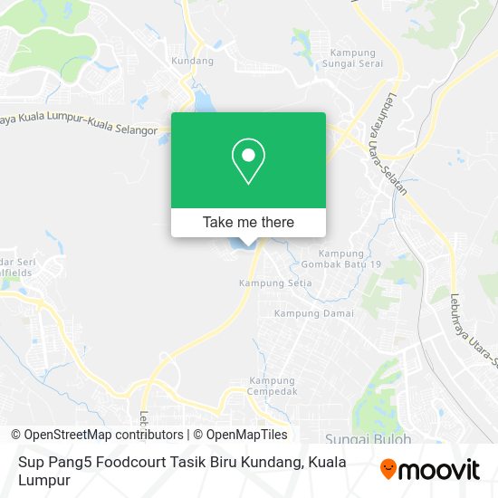 Sup Pang5 Foodcourt Tasik Biru Kundang map