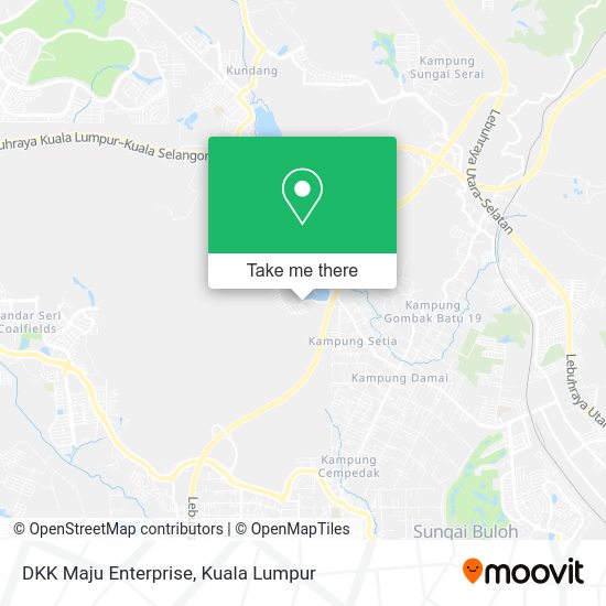 DKK Maju Enterprise map