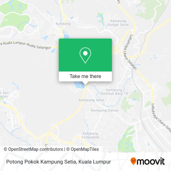 Potong Pokok Kampung Setia map