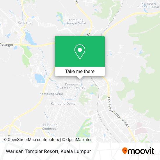 Warisan Templer Resort map