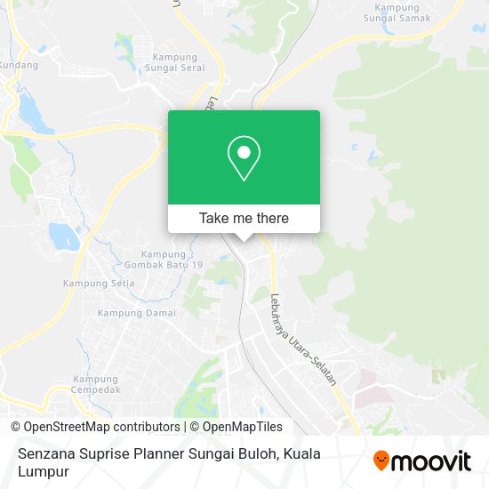 Senzana Suprise Planner Sungai Buloh map