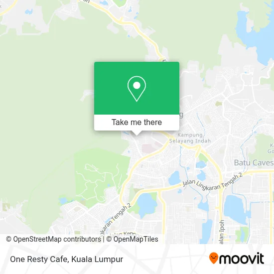 One Resty Cafe map