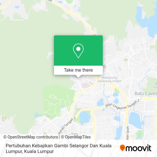 Peta Pertubuhan Kebajikan Gambi Selangor Dan Kuala Lumpur