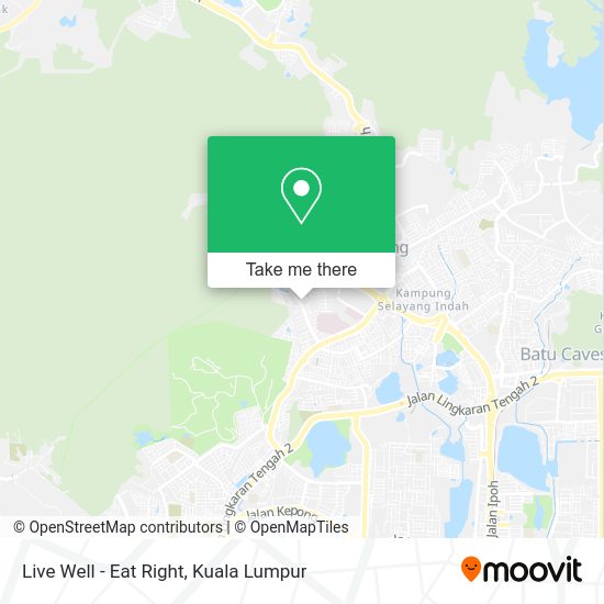 Live Well - Eat Right map