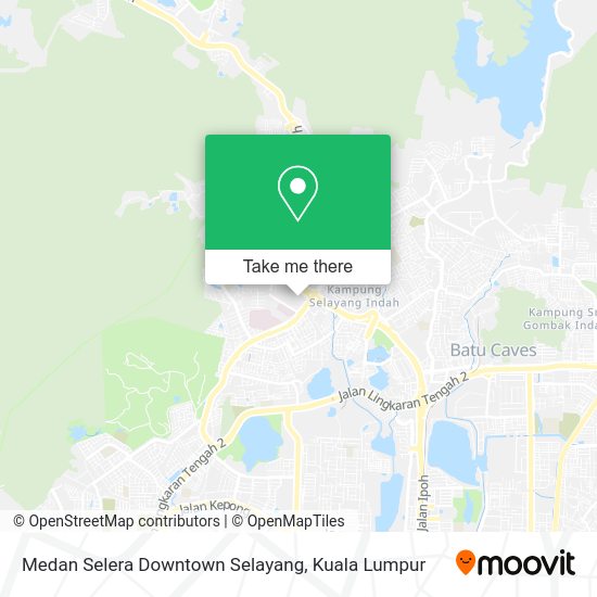 Medan Selera Downtown Selayang map