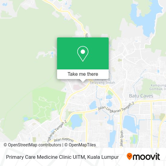 Primary Care Medicine Clinic UITM map