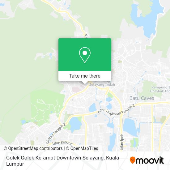 Golek Golek Keramat Downtown Selayang map