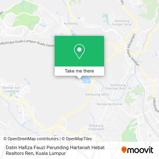 Peta Datin Hafiza Fauzi Perunding Hartanah Hebat Realtors Ren