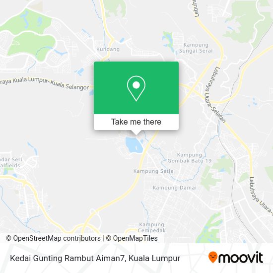 Kedai Gunting Rambut Aiman7 map