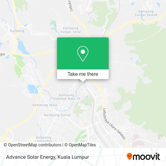 Advance Solar Energy map