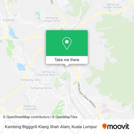 Peta Kambing Bigggrill Klang Shah Alam