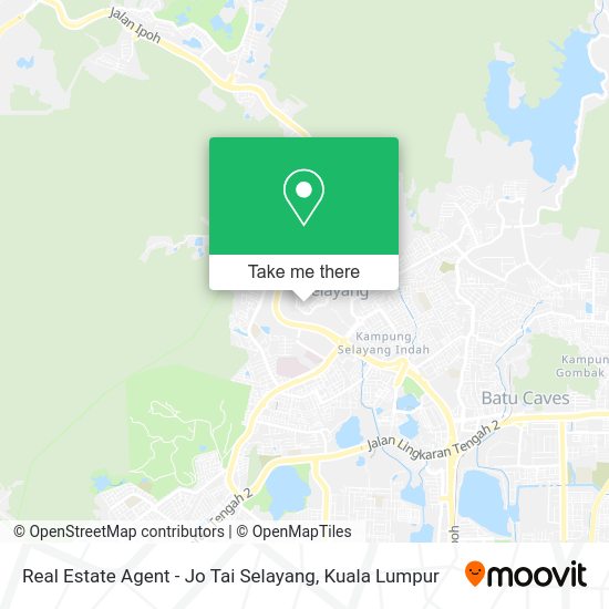Real Estate Agent - Jo Tai Selayang map