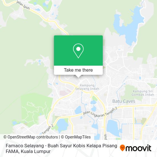 Famaco Selayang - Buah Sayur Kobis Kelapa Pisang FAMA map