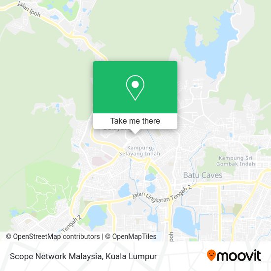 Scope Network Malaysia map