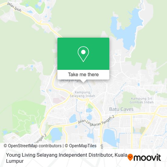 Peta Young Living Selayang Independent Distributor
