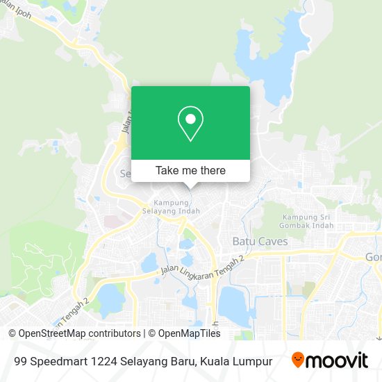 Peta 99 Speedmart 1224 Selayang Baru
