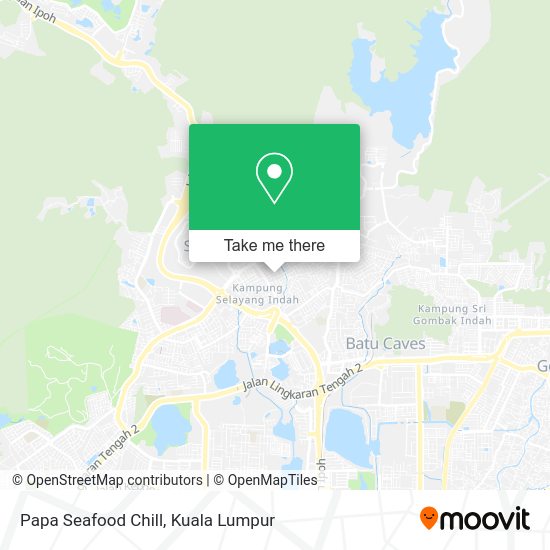 Papa Seafood Chill map
