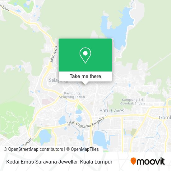 Peta Kedai Emas Saravana Jeweller