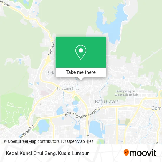 Kedai Kunci Chui Seng map