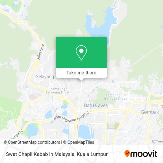 Peta Swat Chapli Kabab in Malaysia