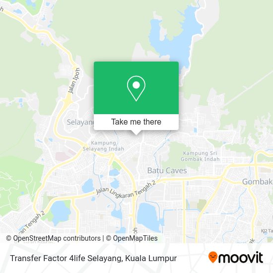 Peta Transfer Factor 4life Selayang