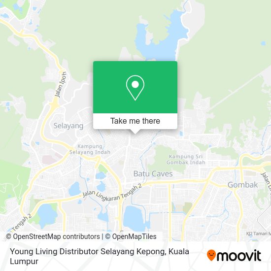 Young Living Distributor Selayang Kepong map