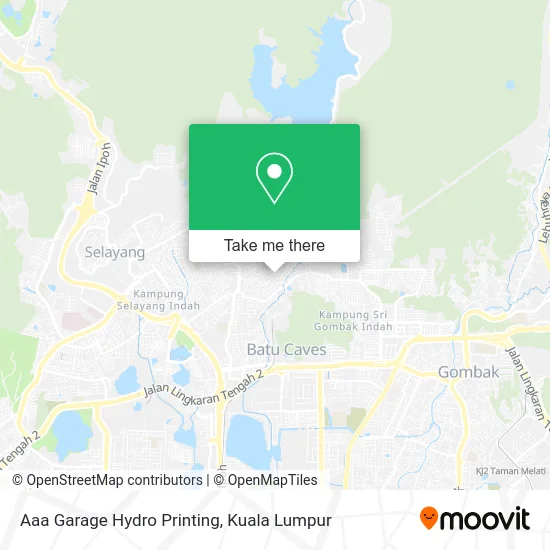 Aaa Garage Hydro Printing map