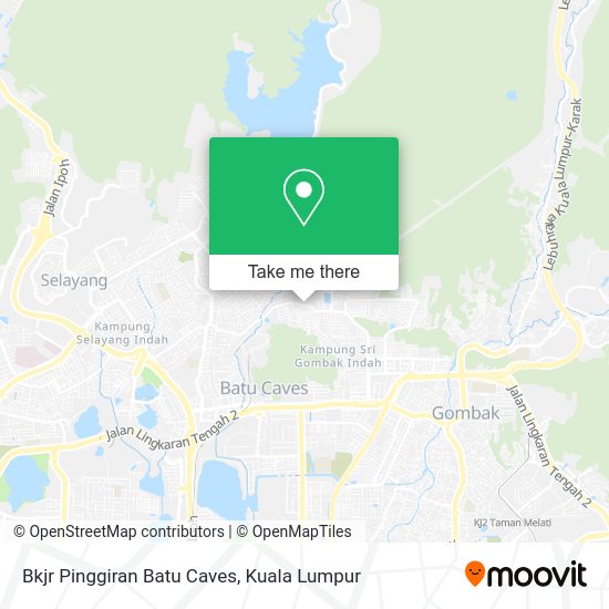 Bkjr Pinggiran Batu Caves map