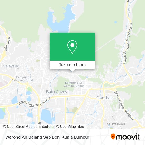 Warong Air Balang Sep Boh map