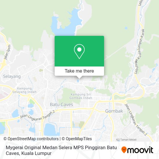 Mygerai Original Medan Selera MPS Pinggiran Batu Caves map