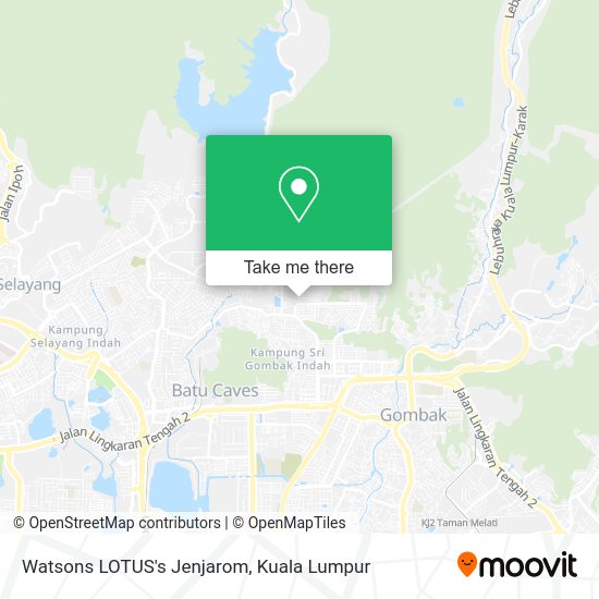 Watsons LOTUS's Jenjarom map