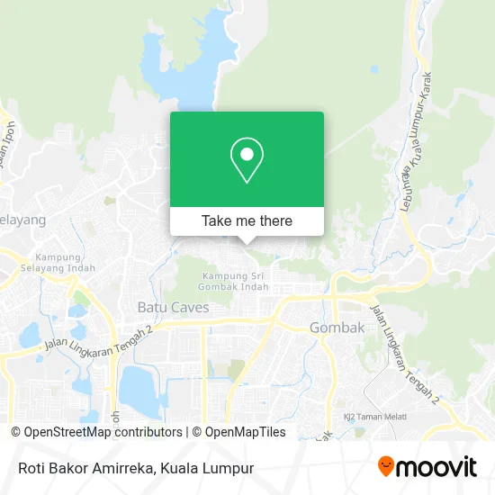 Roti Bakor Amirreka map