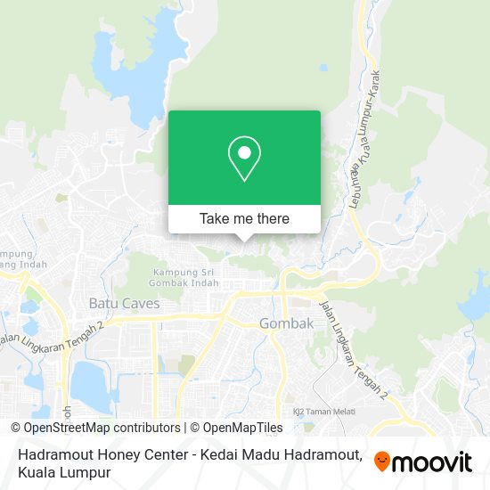 Peta Hadramout Honey Center - Kedai Madu Hadramout