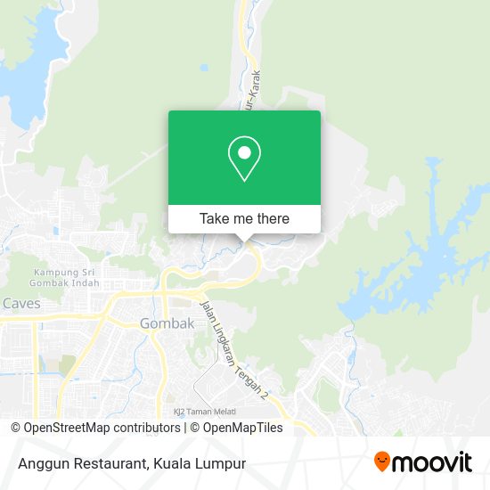 Anggun Restaurant map